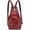 Burgundy, variant on Women's Small Leather Convertible Backpack Purse, 3 Ways to Wear as Sling Shoulder Bag