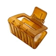 thumbnail image 1 of French Hair Claw Clip Small Solid Color Rectangle Hair Clamp Geometric Hair Claw, 1 of 10