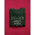 thumbnail image 3 of Single, And Ready To Jingle Sweatshirt Women -Smartprints Designs, Female 5X-Large, 3 of 4