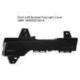 thumbnail image 2 of Front Bumper Fog Lamp Cover, 1490022-00-A Rugged Durable Front Bumper Fog Light Cover Trim Anti Bad Weather Wearproof  For Model 3 2017 To 2021, 2 of 7