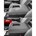 thumbnail image 4 of KBH Center Console Cover for Toyota Tundra 2014-2021, Car Armrest Cushion Pad for Tundra Accessories, Anti-Scratch Leather Middle Console Cover, Gray, 4 of 8
