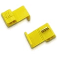 thumbnail image 1 of Terminal rápido amarillo de 100 piezas, conector eléctrico, conexión rápida de cable, AWG 12-10 (4-6 mm), 1 of 5