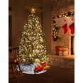 thumbnail image 5 of Blue Gnomes Christmas Christmas Tree Skirt 48 Inches Large Christmas Skirt Tree, Xmas Tree Birds Winter Snowflake Tree Skirt Christmas Decorations for Fireplace Party Holidays Indoor Outdoor, 5 of 7