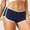 Dark Blue, variant on Satin Panties Womens Solid Color Underwear Breathable Sports Boy Shorts Underwear Briefs Womens Boyshorts Underwear Green S