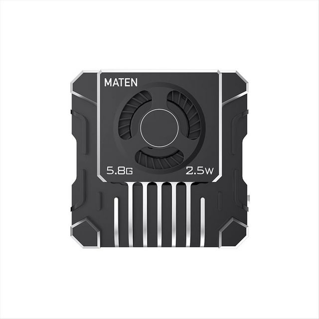 Transmisor de Video MATEN 5.8G 2.5W VTX PRO 2500mW 72CH DC7-36V con Micrófono Incorporado para Dron de Carreras FPV de Alcance
