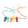 thumbnail image 1 of 50pcs Plastic Whistle Referee Training Whistle Kids Children Gift Party Favor Mixed Color, 1 of 2
