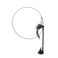 thumbnail image 2 of Birdeem Suction Cup Teaser Adsorption Handheld Wire Single Head Double Head Feather Replacement Head Set Pet Toys, 2 of 5