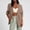 Khaki, variant on Women's Work Office Blazer Stretch Lightweight Lapel Collar Long Sleeve Slim Fit Jacket Suit Blazer with Pocket