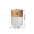 thumbnail image 1 of Luz de Noche Led Gran Calefacción de Aromaterapia con Batería de 800Mah, Difusor de Grano de Madera de 65x65x90Mm para Vibraciones Del Dormitorio, Luz Cálida sin Luces Nocturnas de Aceite Esencial Par, 1 of 5