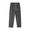 thumbnail image 4 of Pantalones deportivos para hombre, pantalones deportivos deportivos con parte inferior abierta, ropa deportiva para correr Talla L Gris, 4 of 9