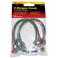 6-Piece Bungee Stretch Cords Set - 1ft, 1.5ft, 2ft Lengths For Home & Outdoor Use