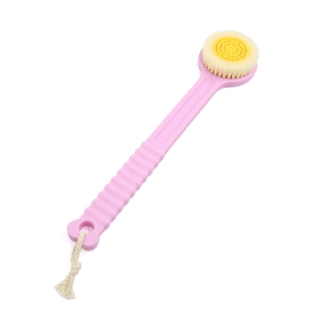 Unique Bargains 14.2  Long Handle Bath Brush for The Back Body Deep Clean  Pink