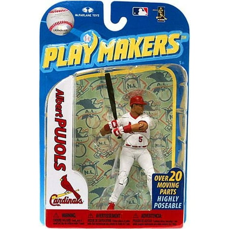 McFarlane MLB Playmakers Series 2 Albert Pujols Action Figure (The Best Little League Bat)