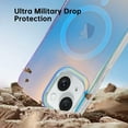 thumbnail image 3 of Designed for iPhone 15 Case [Compatible with Magsafe] [Fluorescent Iridescent Color] Slim Shockproof Translucent Matte Protective Phone Case for Women Girls 6.1 Inch 2023, 3 of 16