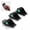 black, variant on Hair Clipper Guard Set 3-Piece Professional Attachment Comb Kit for Length Control Fits Most Standard Trimmers