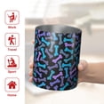 thumbnail image 5 of 12oz Coffee Tumblers Dog Bones Stainless Steel Vacuum Insulated Travel Tumbler Coffee Cups Mug with Lid and Straw with Cleaning Brush for Cold & Hot Drinks, 5 of 5