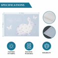 thumbnail image 6 of Easter Bunny Placemats Set of 8, Watercolor Butterfly Cute Rabbit Flowers Blue Placemats for Dining Table, Place Mats for Kitchen Tabletop, Waterproof Wipeable Dining Table Mats Set, 6 of 9