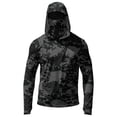 thumbnail image 5 of Sun Protection Shirts for Men UPF 50+ Sun Protection Hoodie Camo Long Sleeve Lightweight Fishing Shirt with Neck Gaiter, 5 of 6