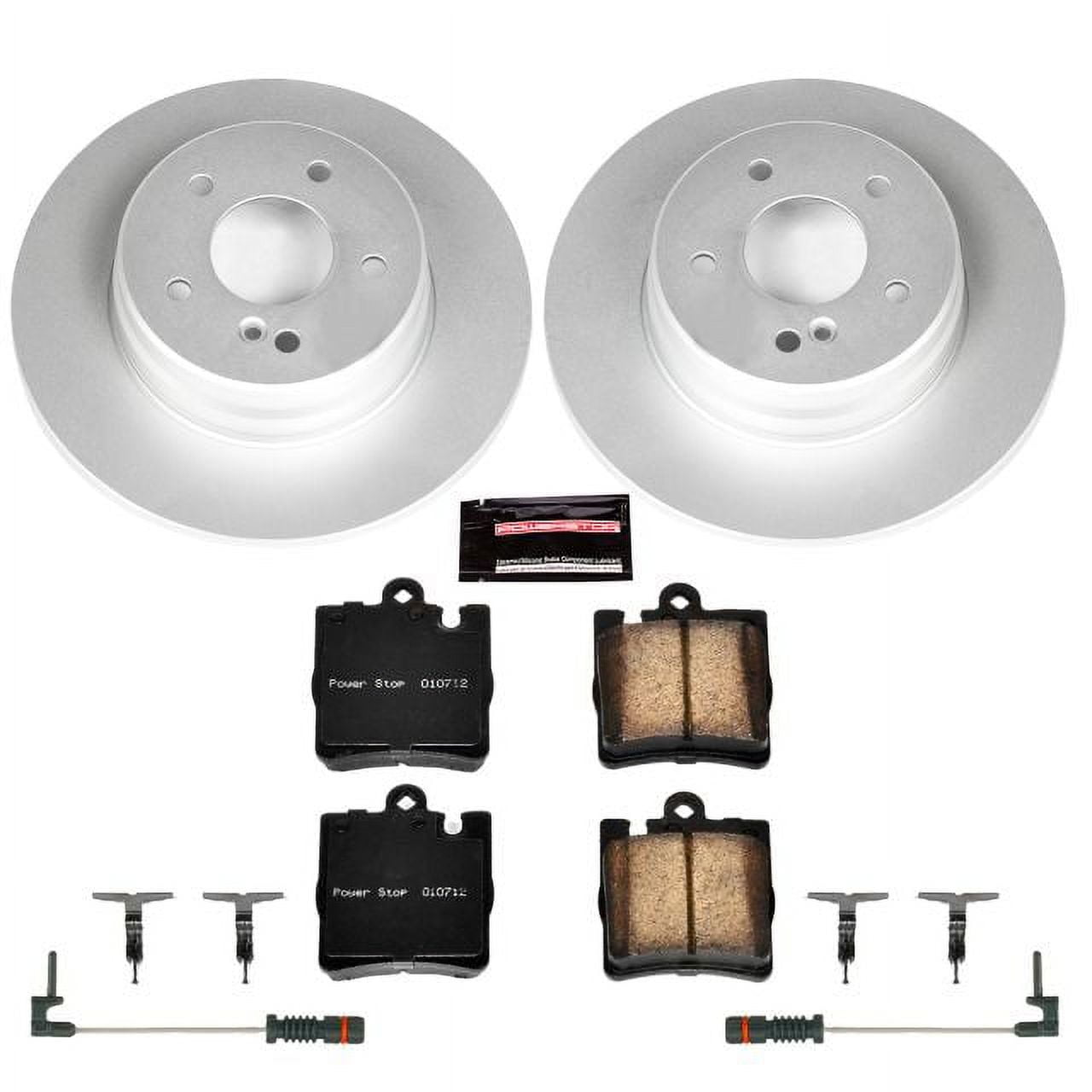 PowerStop Rear Geomet Coated Brake Rotor and Pad Kit Fits: MERCEDES-BENZ Select Models CRK621