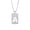 Silver Letter A, variant on Initial Necklace for Men Silver Plated A to Z Letter F Stainless Steel Name Alphabet K Pendant Dainty Personalized Statement Hip Hop Jewelry Silver Letter M