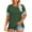 Green, variant on gakvbuo Plus Size Summer Tops For Women 2023 Trendy Women‘s Plus-Size Tops For Women Summer Round Neck T Shirts Color Block Raglan Tees