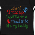 thumbnail image 4 of Inktastic Mechanic like Daddy Boys or Girls Toddler T-Shirt, 4 of 5
