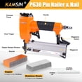 thumbnail image 5 of KAMSIN P630 23GA Pneumatic Pin Nailer, 1 Piece, Headless Pinner with Trigger Safety, 5 of 11
