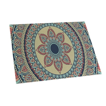 

Wanwan Multicolor Flower Anti-slip Place Mat Dining Table Cushion Coaster Cup Pad Decor