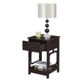 thumbnail image 3 of Convenience Concepts Omega 1 Drawer End Table, Espresso, 3 of 5