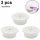 thumbnail image 1 of Apuakthei 3 Piezas Arandelas para Cables de Escritorio Cubierta para Orificios para Cables de Computadora de Escritorio Cubierta para Cables de Escritorio Negro, 50 mm, Blanco, 1 of 5