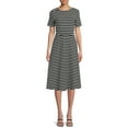 thumbnail image 2 of The Get Women's Cut Out T-Shirt Dress with Short Sleeves, 2 of 7