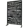 thumbnail image 5 of LiviNest Freestanding Privacy Screen: 15-Minute Setup for Balcony & Patio - 76"H Metal Privacy Fence Panel with Decorative Pattern - Year-Round Outdoor & Indoor Use, 5 of 6