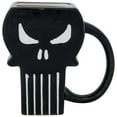 thumbnail image 2 of Punisher  16 oz Logo Molded Mug, Black & White, 2 of 2
