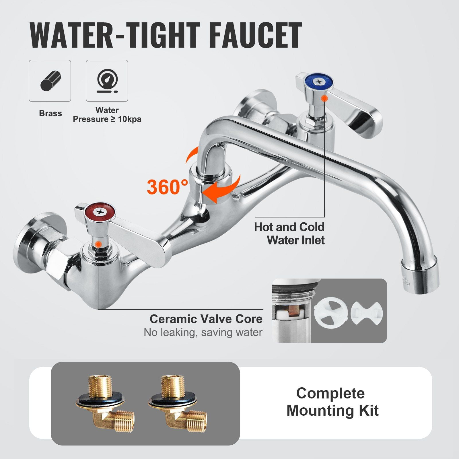 HCY Stainless Steel Prep & Utility Sink, 1 Compartment Free Standing Small Sink Include Faucet & legs, 21"x41" Commercial Single Bowl Sinks for Garage, Restaurant, Kitchen, Laundry, NSF Certified