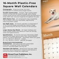 thumbnail image 6 of Yoga Dogs OFFICIAL | 2026 12x24" (Hanging) Square Wall Calendar | Plastic-Free, 6 of 9