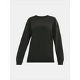thumbnail image 6 of Time and Tru Women's and Women's Plus Crewneck Sweatshirt with Long Sleeves, Sizes XS-4X, 6 of 6