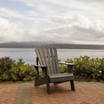 thumbnail image 3 of Lifetime Outdoor Polystyrene Adirondack Chair, Black (60284), 3 of 29