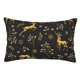 thumbnail image 1 of Fotbe Christmas Gold Deers1 Funda de Almohada Decorativa Estilo Occidental, Lujo en Algodón, Fundas para Almohadas King, Cojín Estampado para Decoración del Hogar-16"x24", 1 of 6