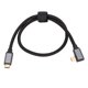 thumbnail image 2 of Cable de extensión tipo C de 100 W, 4K, ángulo recto, 5 A, PD, para teléfono Xiaomi, 90 grados, 3,1 mm², 2 of 14