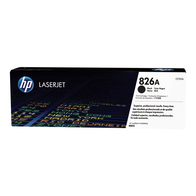 HP 826A - Black - original - LaserJet - toner cartridge (CF310A) - for Color LaserJet Enterprise M855dn, M855x+, M855x+ NFC/Wireless direct, M855xh
