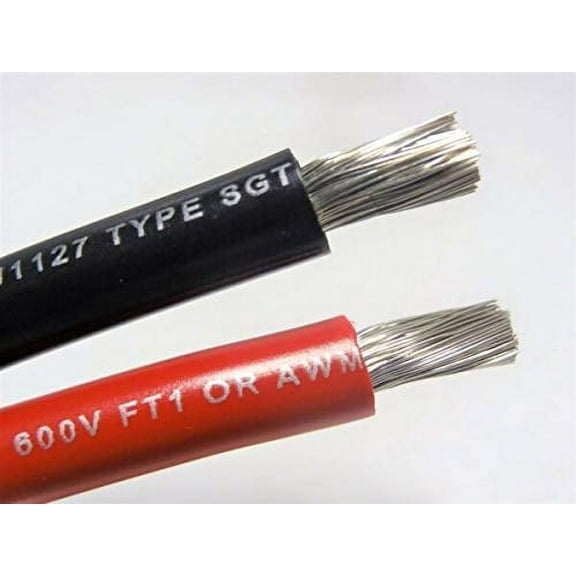 For 2 AWG GAUGE BLACK& RED MARINE TINNED BATTERY CABLE BOAT WIRE 15' EA =30' MALOLIK supplier DIY home& garden, Other Wire, Cable& Conduit