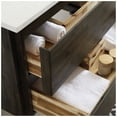 thumbnail image 2 of Fresca Formosa 58" Floor Standing Open Bottom Double Sink Modern Bathroom Cabinet in Ash, 2 of 7