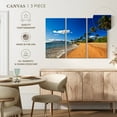 thumbnail image 4 of Elephant Stock Wailea Beach Wall Art - Horizontal Multi Panel Canvas - Living Room Wall Decor - Beach Multi Panel - Orange And Green Decor - 23" x 14", 4 of 4