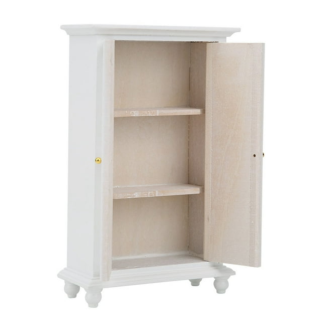 Armario De Madera En Miniatura Mini Accesorios Para Casa De Muñecas Muebles Pequeños 1:12 Casa De Muñecas Muebles En Miniatura Armario De Ropa Muebles Para Casa De