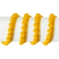 thumbnail image 3 of Unique Bargains Ruban à Franges Pompon 10 Yards Accessoire de Couture Bricolage, 5mm Jaune, 3 of 6
