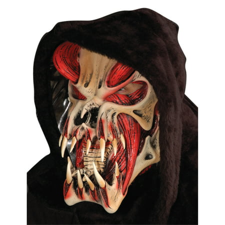 Morris Costumes Predator Red Mask Adult Halloween Accessory