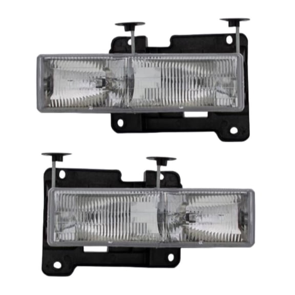 For Chevy Blazer/Yukon/Tahoe Headlight 1992-2000 Driver and Passenger Side Pair | Replacement for GM2502101 | 15034929