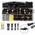 thumbnail image 1 of 352 Pcs Connecteur Électrique de Voiture Étanche 1/2/3/4 Broches Terminal Connecteur de Fil, 1 of 4