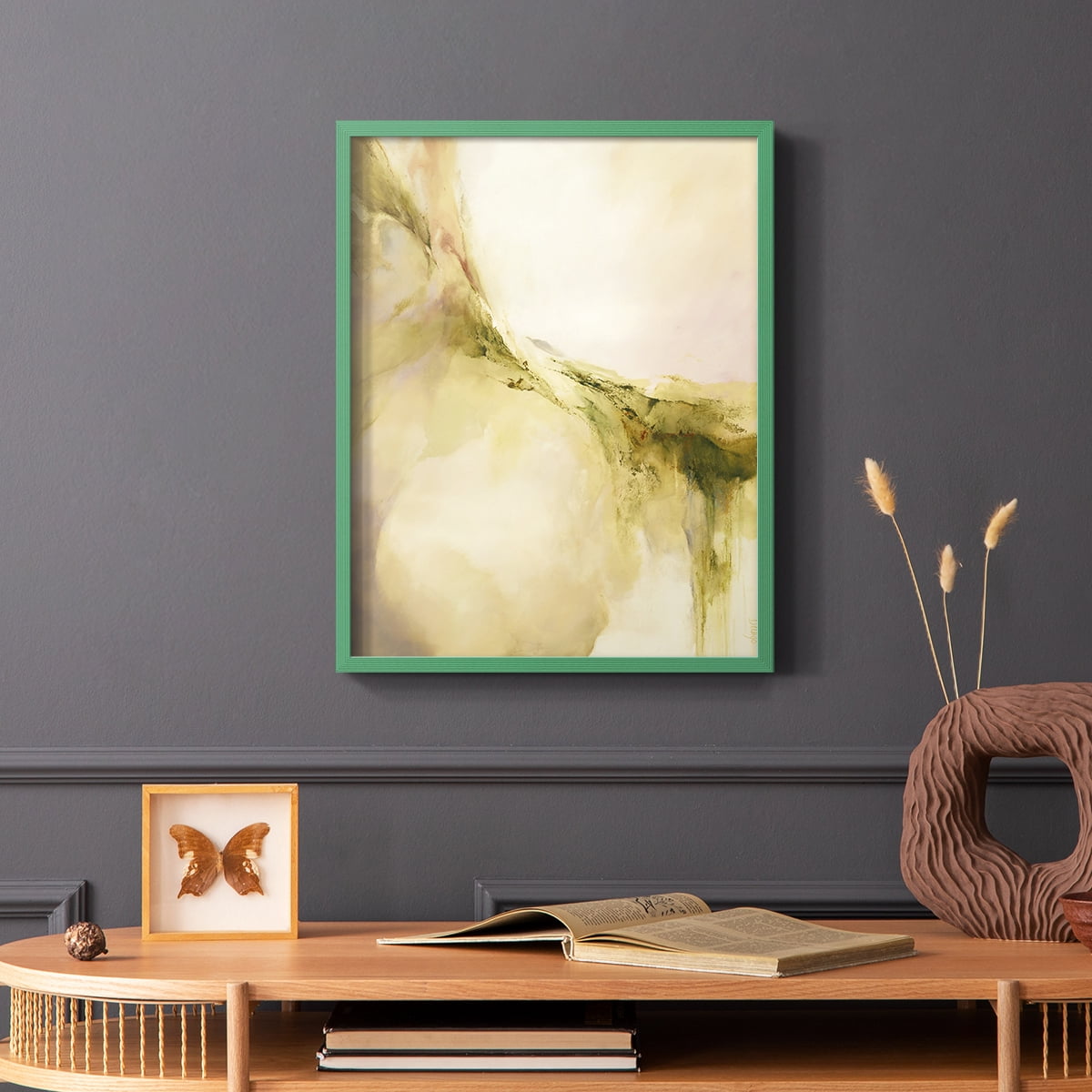 Terra Viridi in Paper Solid Wood 8 x 10 Framed Print