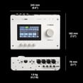 thumbnail image 3 of Interfaz de audio Yamaha URX44 de 6 entradas y 4 salidas USB-C con pantalla táctil, 3 of 7